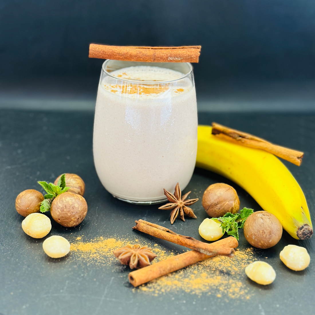 Batido de macadamia